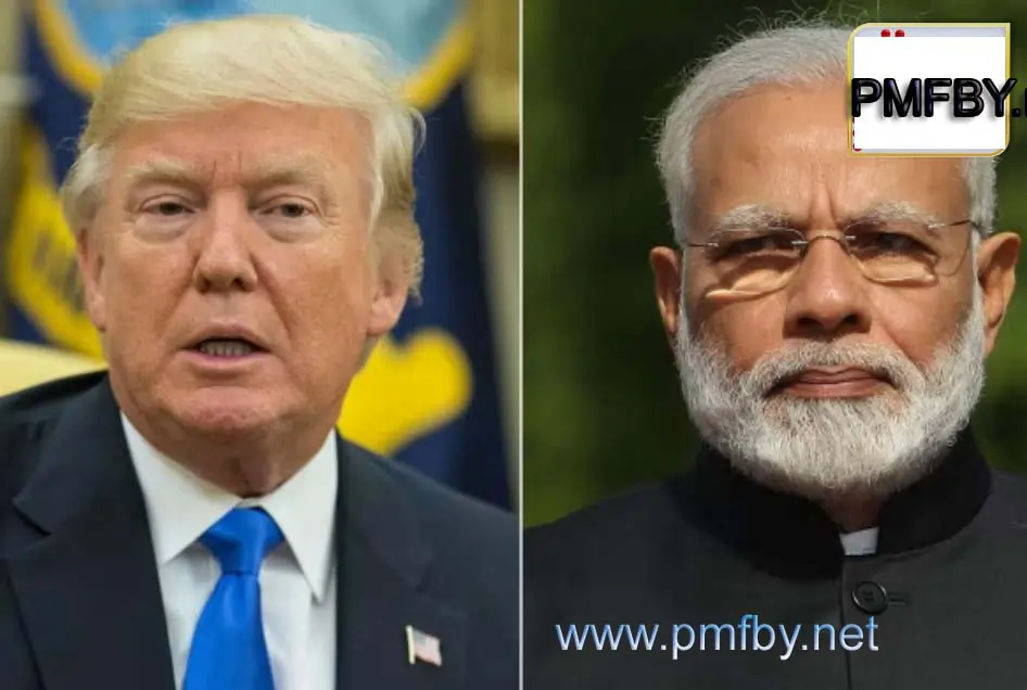 Donald Trump On India: ट्रम्प भारतावरील आयात शुल्क 50% लावताना दाखवलेले चित्र, ज्यामुळे भारत–अमेरिका व्यापारावर परिणाम होत आहे.